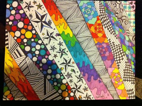 Sharpie Doodle Art | sharpie panel doodle by marisasarina traditional art drawings other ...