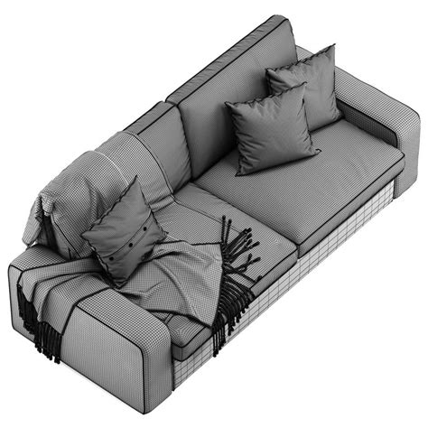 Ikea Kivik Sofa - 3D Model for VRay