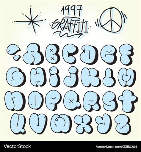 Cool Bubble Graffiti Fonts