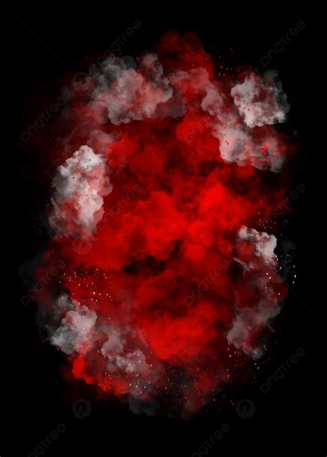 Red And White Color Smoke Explosion Effect Background Wallpaper Image For Free Download - Pngtree