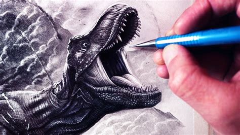 Drawing Velociraptor Jurassic World Realistic Drawing