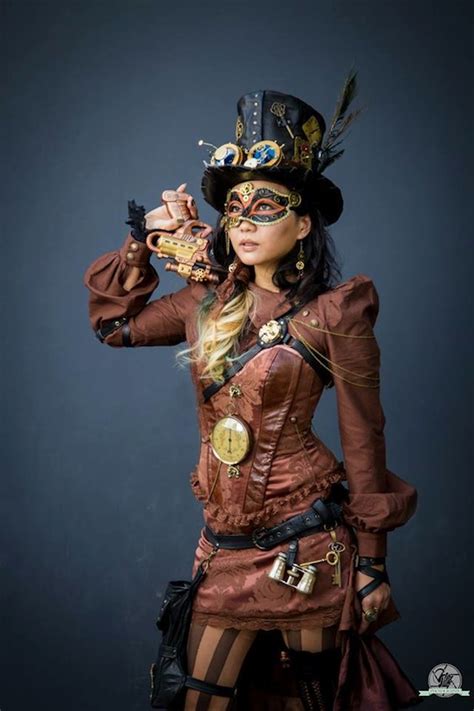 Steampunk Fashion Guide: Monochromatic Steam Style: Brown with Black ...