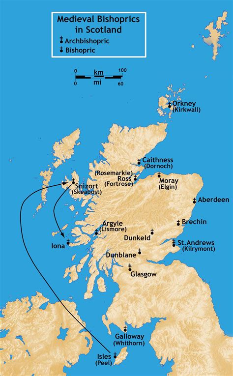 Medieval Scotland Map