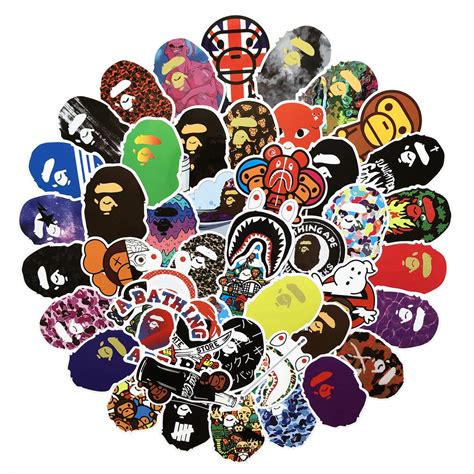 Bape Stickers (50 pack) - The Fox Shop