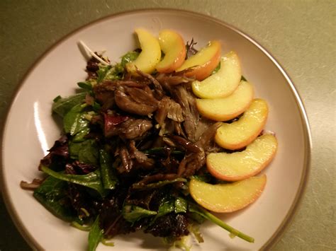 Duck confit warm salad