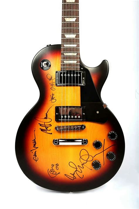 signed Pearl Jam guitar