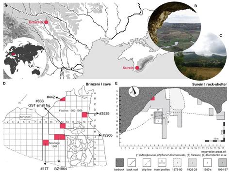 Geographic localization of the selected sites. (A) Pontic Steppe where... | Download Scientific ...