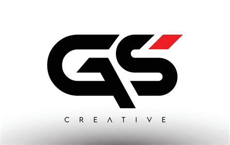 GS Creative Modern Letter Logo Design. GS Icon Letters Logo Vector ...