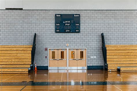 "High School Gymnasium Bleachers" by Stocksy Contributor "Raymond ...