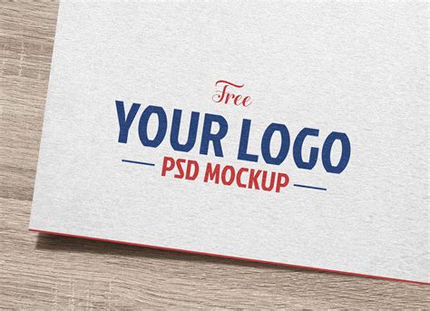 Free Natural White Paper Logo / Logotype Mockup PSD - Good Mockups