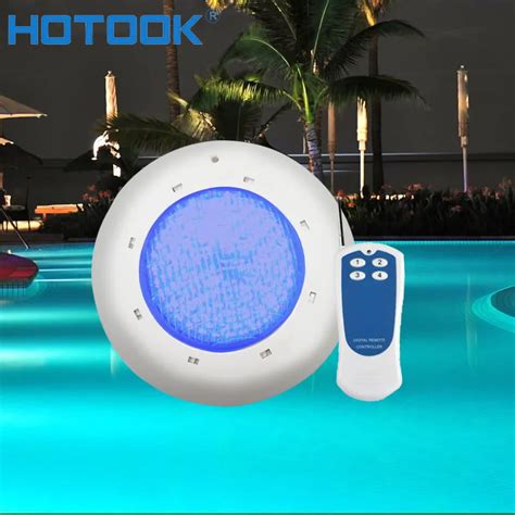 HOTOOK Underwater Lights LED RGB IP68 Waterproof Swimming Pool Lights AC12V Wall Mounted ...