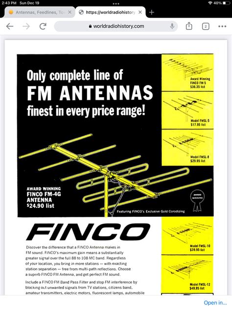 FM antenna direction | AVS Forum