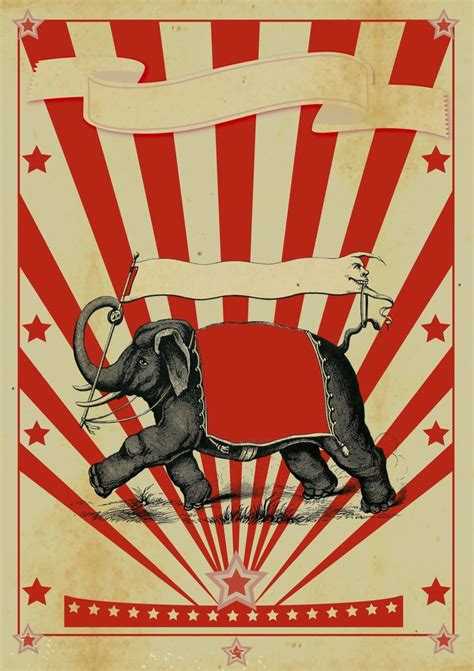 Circus Elephant Vintage Poster Free Stock Photo - Public Domain ...