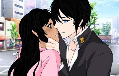 Zane about to kiss Aphmau | Yandere simulator, Yandere, Yandere games