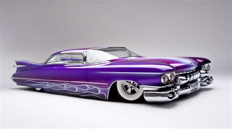 Purple Cadillac Eldorado modified