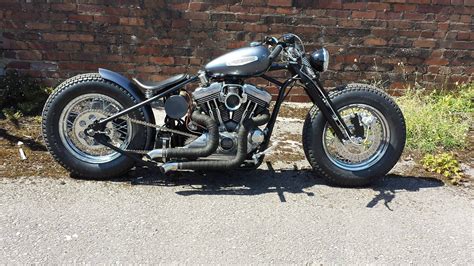 SLEDHEAD BOBBERS = SPORTSTER / BUELL COMPLETE ROLLING CHASSIS BOBBER KITS