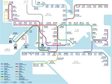 Hong Kong Map Transport Public - Transport Informations Lane