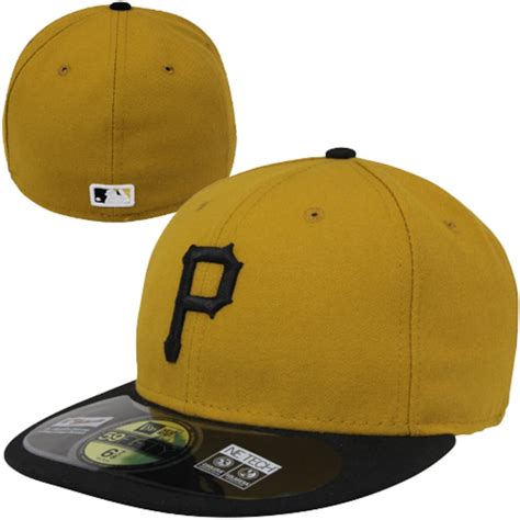 Men's Pittsburgh Pirates New Era Gold Authentic Collection On-Field 59FIFTY Performance Fitted ...