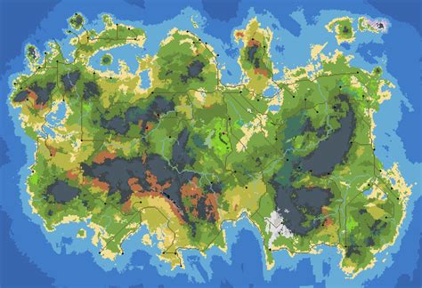 Pixel Art Map Generator