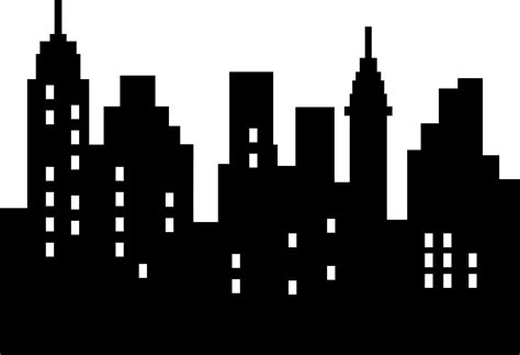 Free Gotham City Skyline Silhouette, Download Free Gotham City Skyline Silhouette png images ...