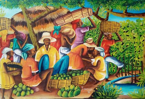 Ezene Domond Haitian Art Painting - Haitian Art Gallery at HaitianMasters.com, Online Source for ...