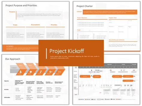 Project Kick Off Presentation PowerPoint Theme