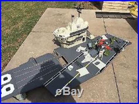 VINTAGE RARE GI JOE USS FLAGG AIRCRAFT CARRIER 95% Complete | Air Craft Carrier