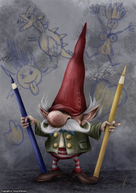 The Drawing-Gnome commands to you : DRAW MORE!! by Joerg Schlonies ...