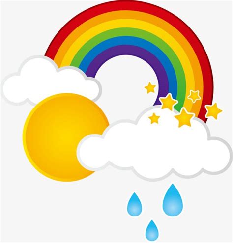 sun,rainbow,cloud,clouds,star,Rain clipart,clouds clipart,rainbow ...