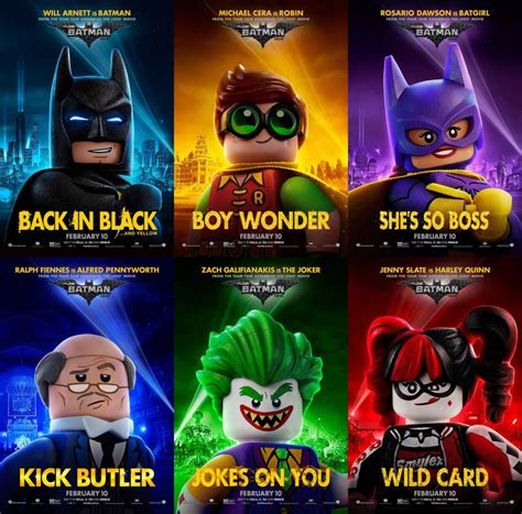 Brickfinder - The LEGO Batman Movie Character Poster Images