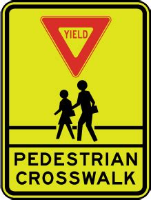 Shop Yield to Pedestrians Signs | MUTCD & DOT Compliant