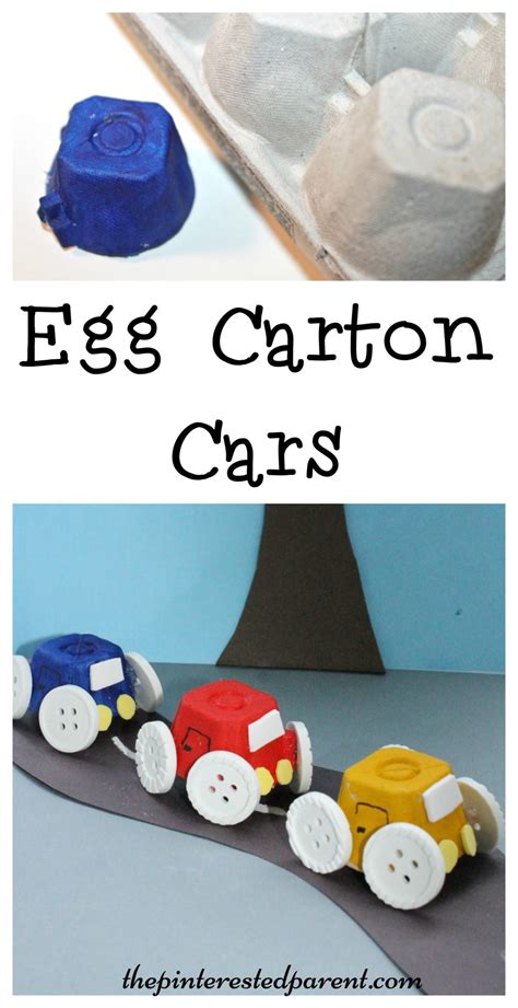 Egg Carton Cars – The Pinterested Parent