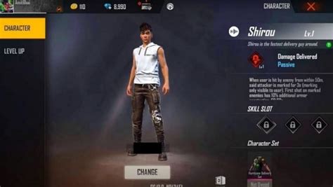 New Shirou Character in Garena Free Fire – FirstSportz