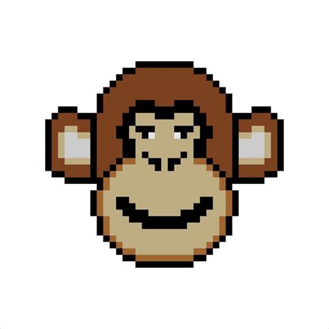 Pixel Monkey Vector Art, Icons, and Graphics for Free Download