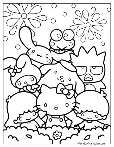 68 Hello Kitty Coloring Pages (Free PDF Printables) in 2023 | Hello kitty colouring pages, Hello ...