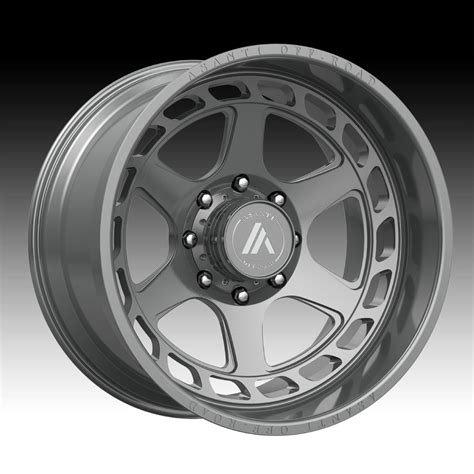 Asanti Off Road AB816 Brushed Titanium Custom Wheels Rims - AB816 - Asanti Off Road Truck Jeep ...