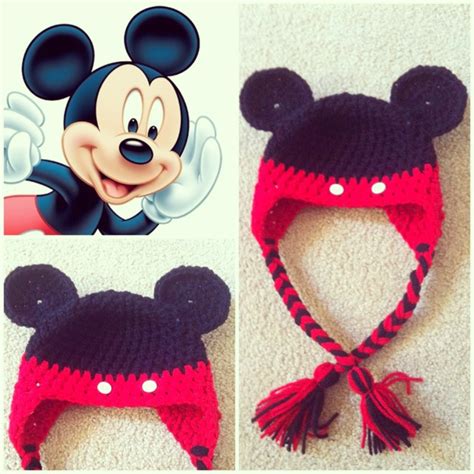 5 Mickey Mouse Knit Hat Patterns - The Funky Stitch