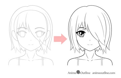 How To Draw Anime Beginners Step By Step - Minecraft Land