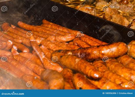 Assorted Meat Products, Sausages, Oktoberfest Stock Photo - Image of choice, cured: 180956306