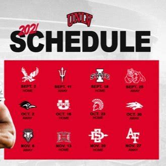 2021 UNLV Football Schedule Released — UNLV Football Foundation