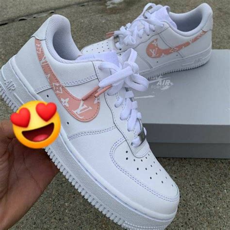 Custom Nike Pink Designer Air Force 1 | Etsy in 2020 | Nike shoes air force, Trendy shoes ...