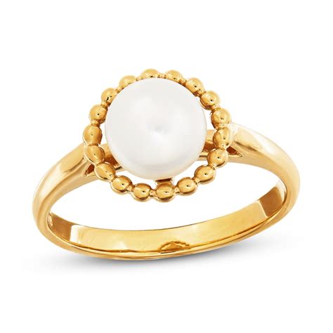 Cultured Pearl Ring 10K Yellow Gold - 35078590799 - Jared