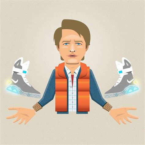 Back to the Future Marty McFly Sneakers