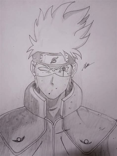 Kakashi Eye Drawing