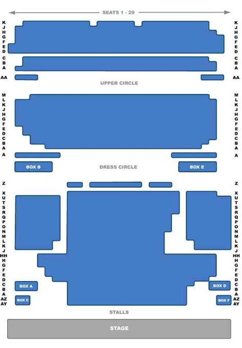 Aldwych Theatre Seating Plan - London Theatre Tickets