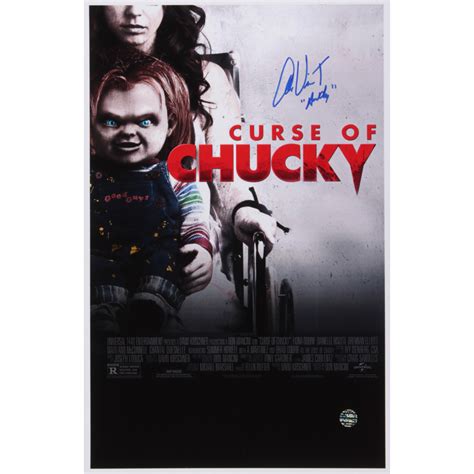 Alex Vincent Signed "Curse of Chucky" 11x17 Movie Poster Inscribed "Andy" (Legends COA ...