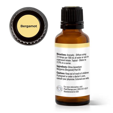 Bergamot Essential Oil | Mood Boosting Bergamot Oil | Plant Therapy