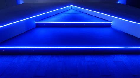 HD wallpaper: blue led strip, blue neon lights, abstract, no people, illuminated | Wallpaper Flare