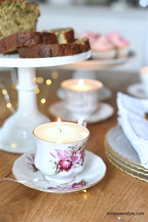 DIY Tea Cup Candle Tutorial