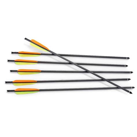 6 - Pk. of Arrow Precision® Carbon Crossbow Bolts - 204680, Crossbow Accessories at Sportsman's ...